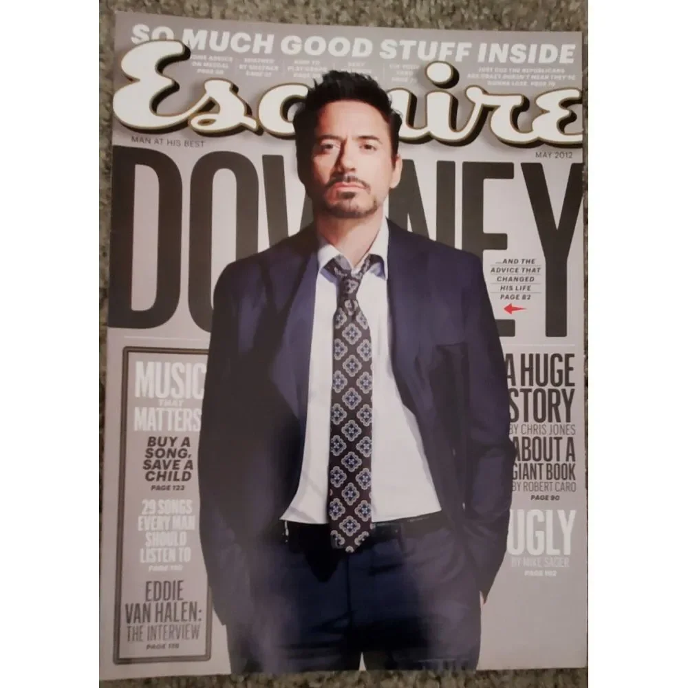 Esquire Magazine ~ Robert Downey Jr Cover‎ May 2012